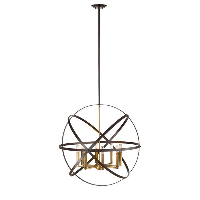 Cavallo Hammered Bronze Olde Brass Pendant - Pendants