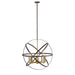 Cavallo Hammered Bronze Olde Brass Pendant - Pendants