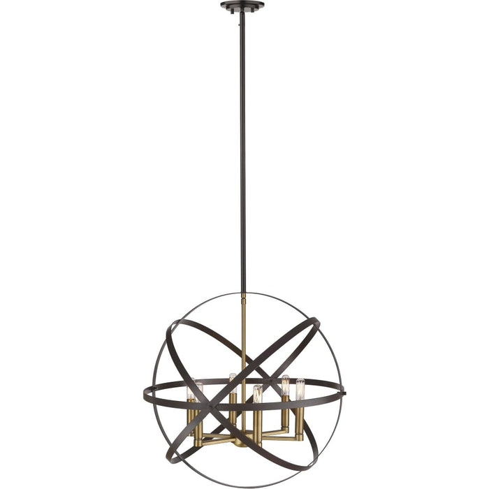 Cavallo Hammered Bronze Olde Brass Pendant - Pendants