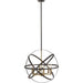 Cavallo Hammered Bronze Olde Brass Pendant - Pendants