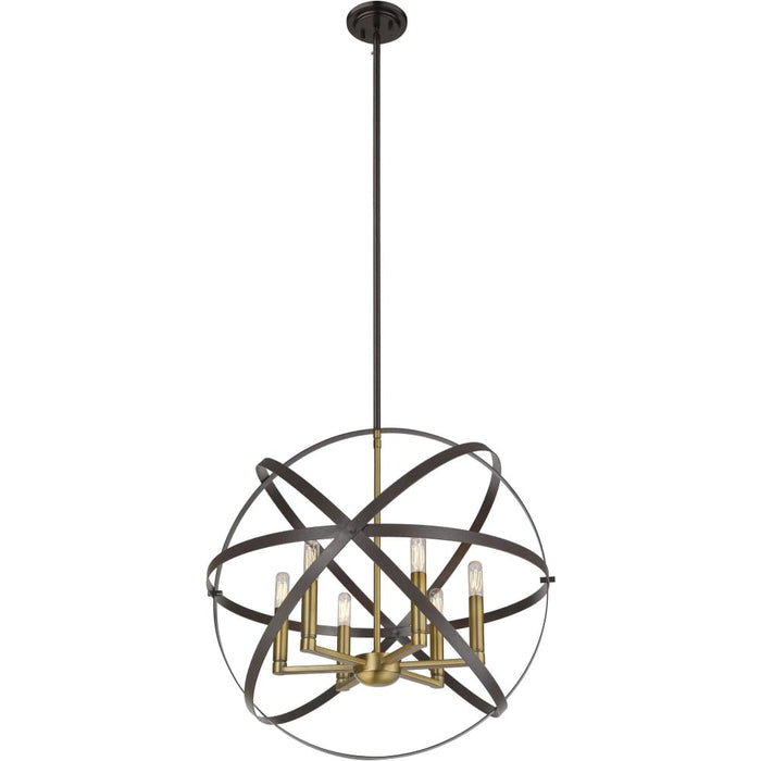 Cavallo Hammered Bronze Olde Brass Pendant - Pendants