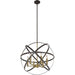 Cavallo Hammered Bronze Olde Brass Pendant - Pendants