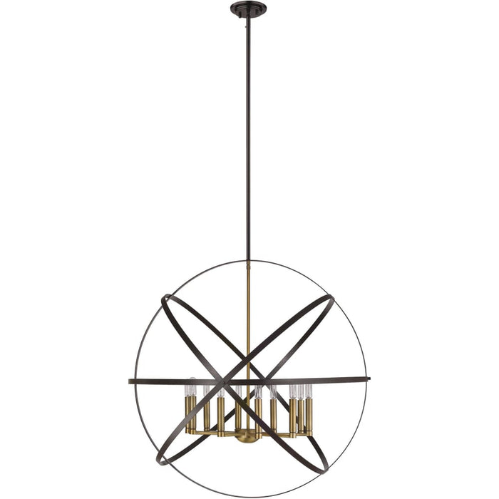 Cavallo Hammered Bronze Olde Brass Pendant - Pendants