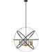 Cavallo Hammered Bronze Olde Brass Pendant - Pendants