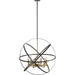 Cavallo Hammered Bronze Olde Brass Pendant - Pendants