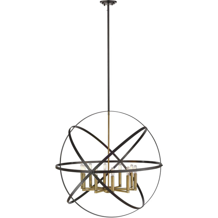 Cavallo Hammered Bronze Olde Brass Pendant - Pendants
