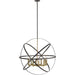 Cavallo Hammered Bronze Olde Brass Pendant - Pendants
