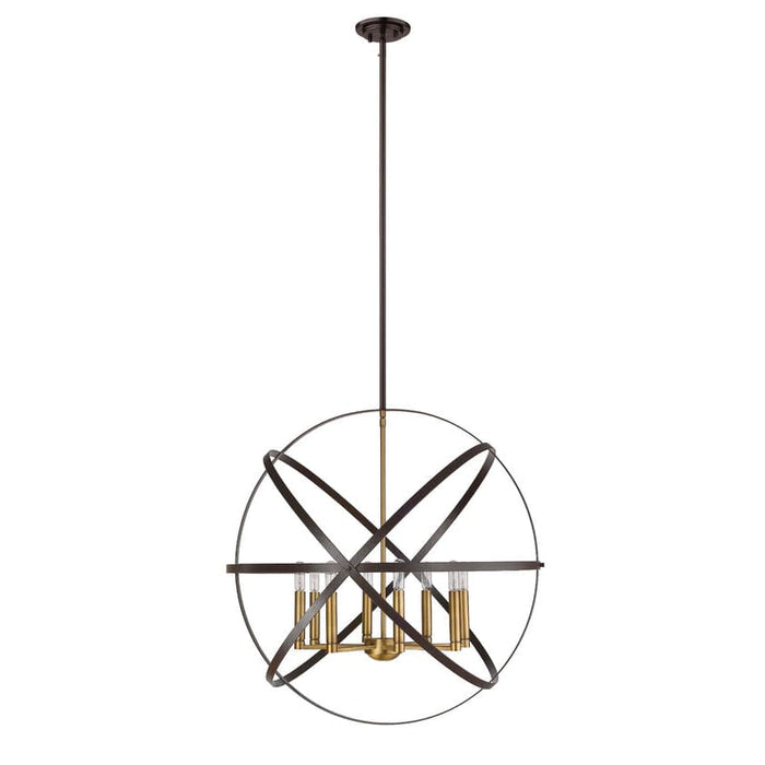 Cavallo Hammered Bronze Olde Brass Pendant - Pendants
