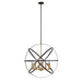 Cavallo Hammered Bronze Olde Brass Pendant - Pendants