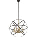 Cavallo Hammered Bronze Olde Brass Pendant - Pendants