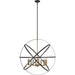 Cavallo Hammered Bronze Olde Brass Pendant | theLightShop