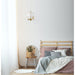 Cavallo Hammered White Olde Brass Pendant - Pendants