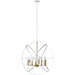 Cavallo Hammered White Olde Brass Pendant - Pendants