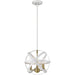 Cavallo Hammered White Olde Brass Pendant - Pendants
