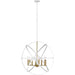 Cavallo Hammered White Olde Brass Pendant | theLightShop