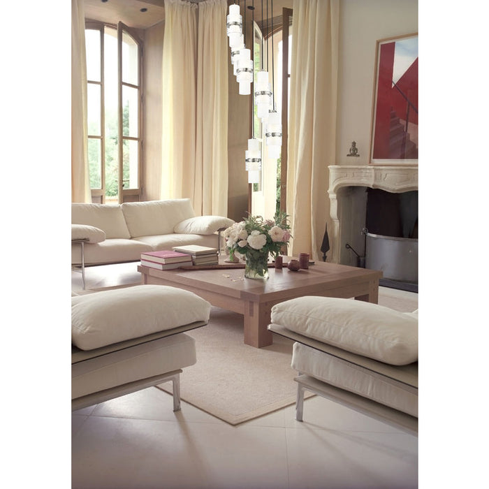 Cayden Brushed Nickel 7 Light Round Pendant Z-Lite 1946P-7R-BN | theLightShop