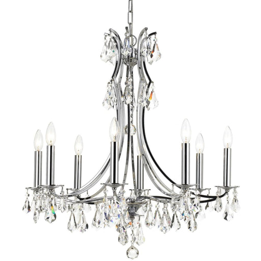 Cedar 8 Light Swarovski Polished Chrome Chandelier - Chandeliers