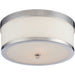 Celine Polished Nickel Flushmount - Flushmounts