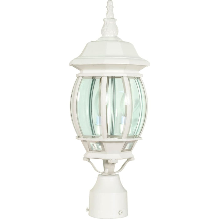 Central Park White Outdoor Post Light - Outdoor Post Light