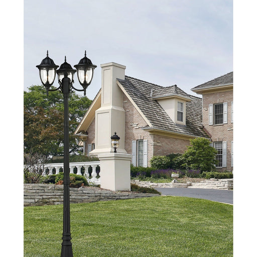 Central Square Textured Matte Black Outdoor Sconce - Outdoor Sconce