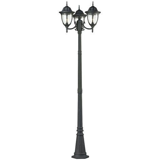 Central Square Textured Matte Black Outdoor Sconce - Outdoor Sconce