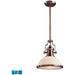 Chadwick Antique Copper LED Pendant - Pendants