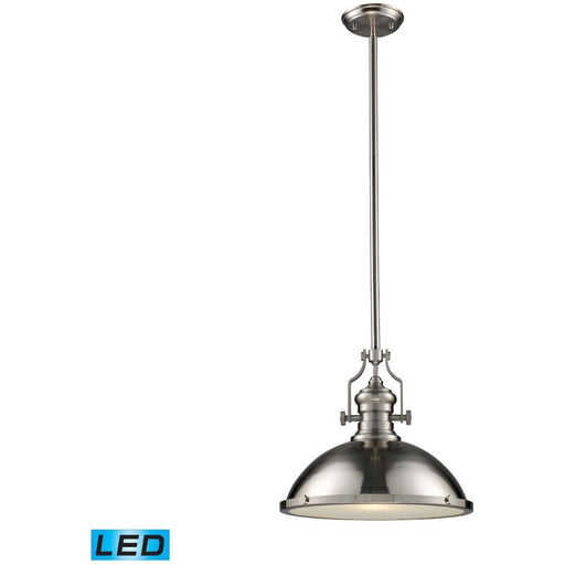 Chadwick Satin Nickel LED Pendant - Pendants