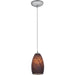 Champagne Brushed Steel LED Pendant - Pendants