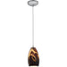 Champagne Brushed Steel LED Pendant - Pendants