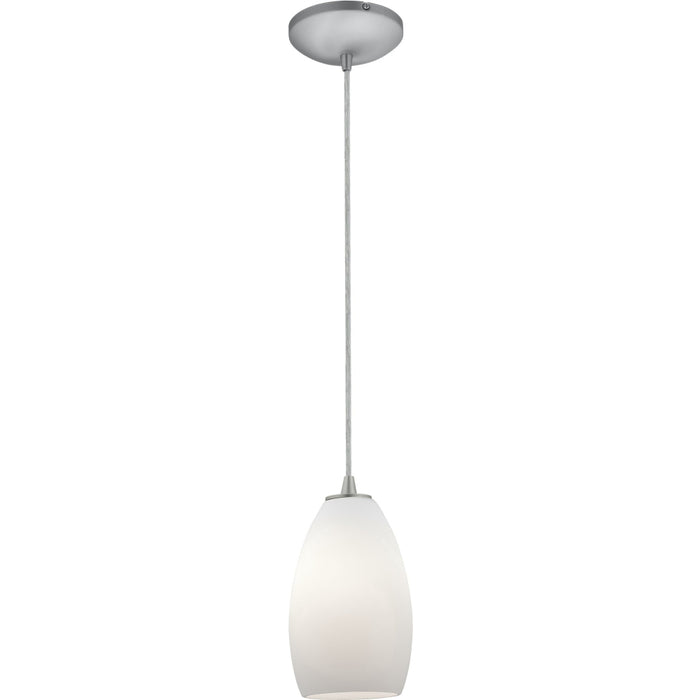 Champagne Brushed Steel LED Pendant - Pendants