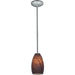 Champagne Brushed Steel LED Pendant - Pendants