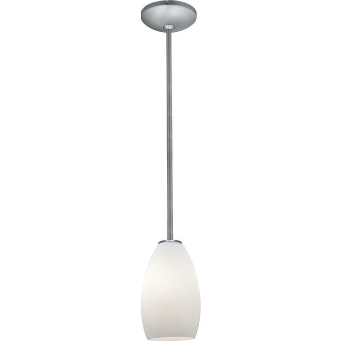 Champagne Brushed Steel LED Pendant - Pendants