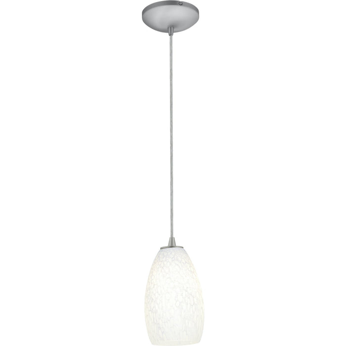 Champagne Brushed Steel Pendant - Pendants