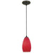 Champagne Oil Rubbed Bronze LED Pendant - Pendants