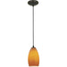 Champagne Oil Rubbed Bronze LED Pendant - Pendants