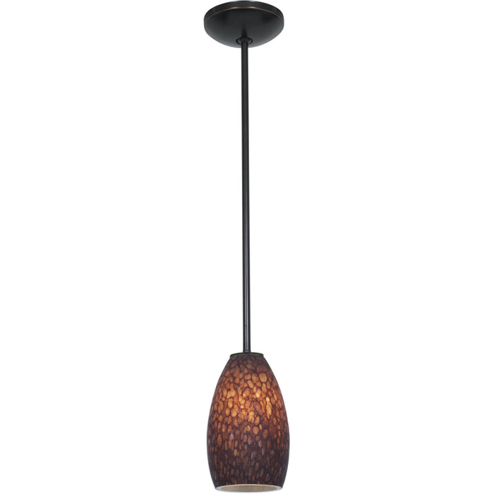 Champagne Oil Rubbed Bronze Pendant - Pendants