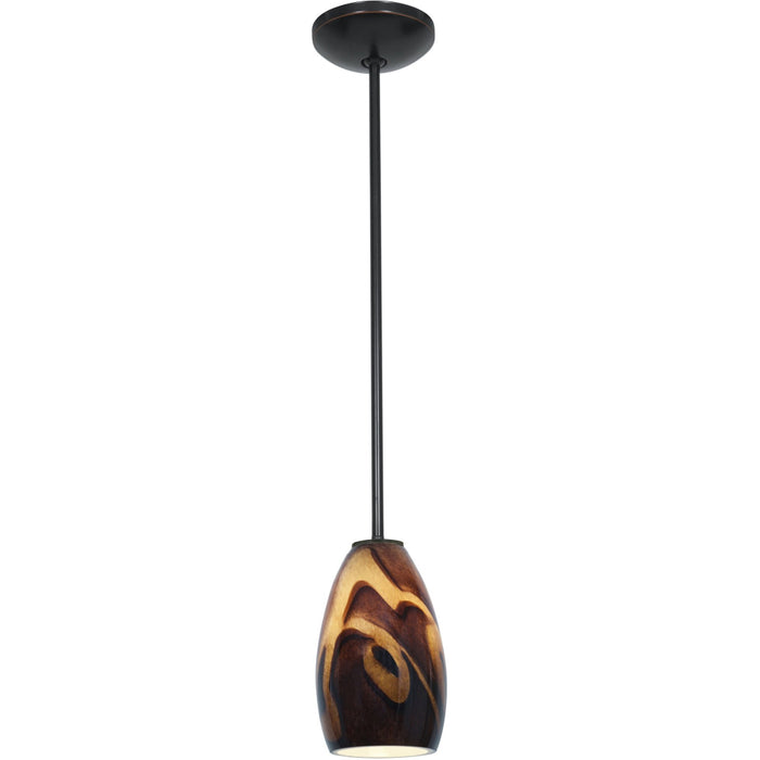 Champagne Oil Rubbed Bronze Pendant - Pendants