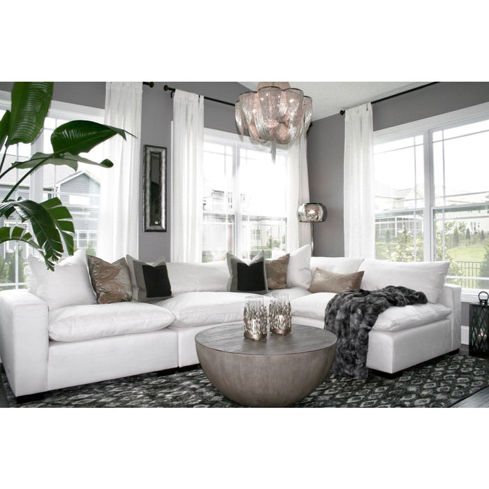 Chantilly Polished Nickel Chandelier - Chandeliers