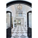 Chantilly Polished Nickel Chandelier - Chandeliers