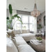 Chantilly Polished Nickel Chandelier - Chandeliers