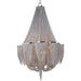 Chantilly Polished Nickel Chandelier - Chandeliers