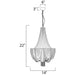 Chantilly Polished Nickel Chandelier - Chandeliers