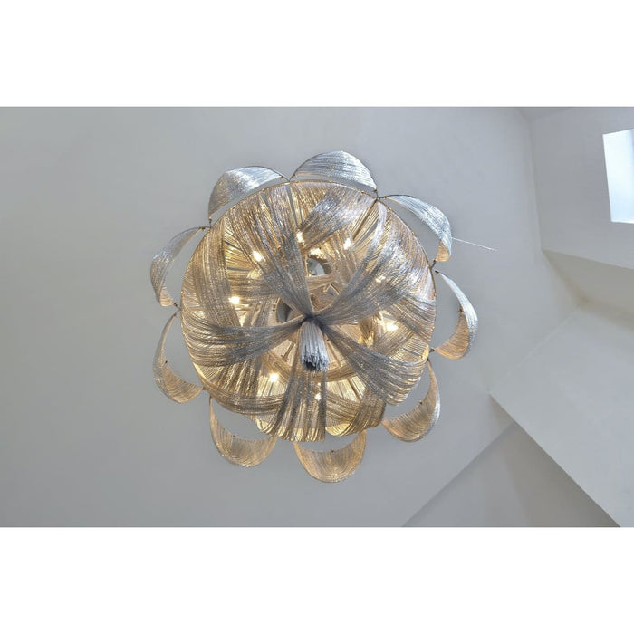 Chantilly Polished Nickel Entry Foyer Pendant - Pendants