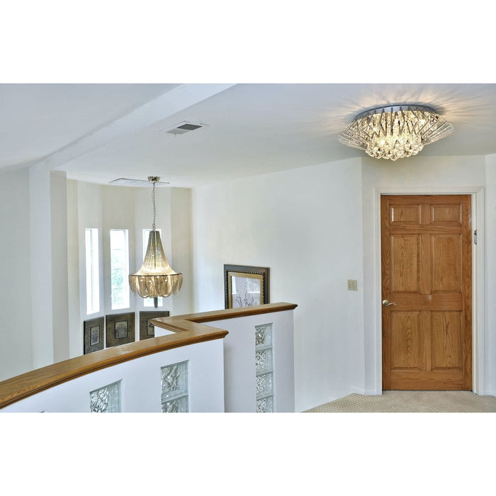 Chantilly Polished Nickel Entry Foyer Pendant - Pendants
