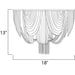 Chantilly Polished Nickel Flush Mount - Flushmounts