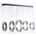 Charm Polished Chrome LED Linear Pendant - Pendants