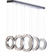 Charm Polished Chrome LED Linear Pendant - Pendants