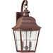 Chatham Weathered Copper LED Outdoor Wall Lantern - Outdoor Wall Sconce