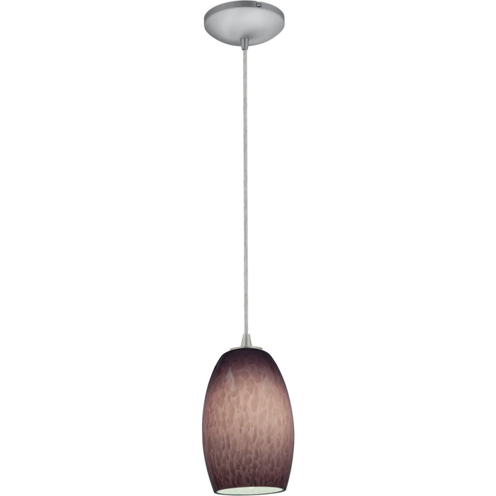Chianti Brushed Steel Pendant - Pendants