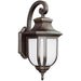 Childress Antique Bronze LED Outdoor Wall Lantern - Outdoor Wall Sconce